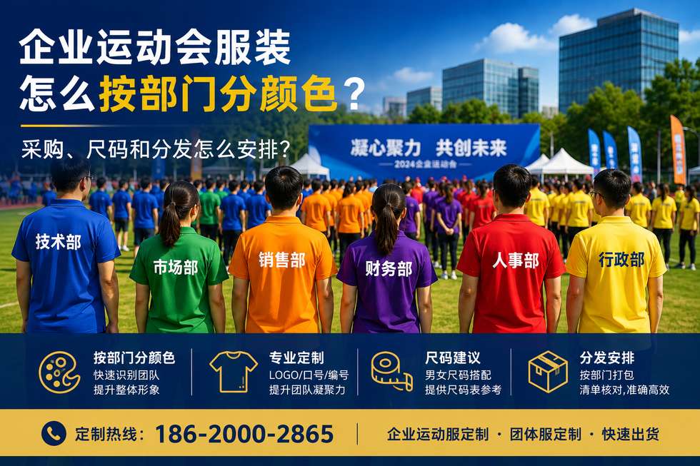 企业运动会服装怎么按部门分颜色